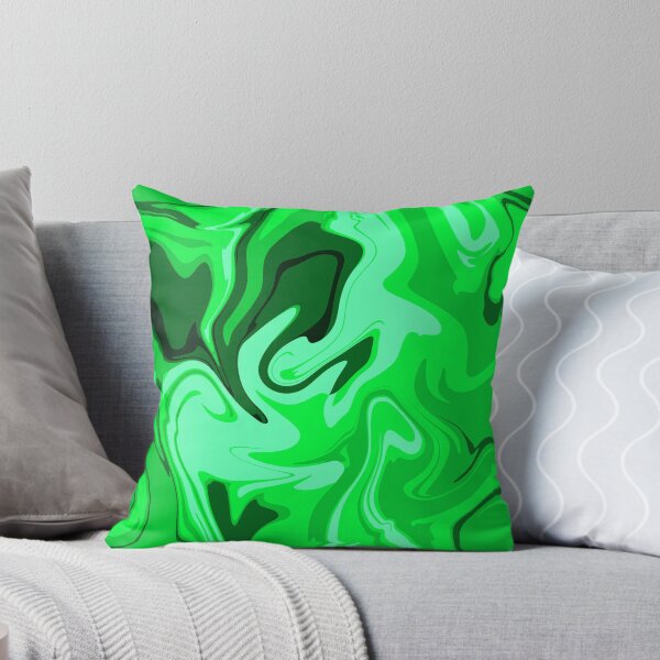 Item preview, Monochrome  Green Swirl Pattern designed and sold by SpaceCvse.