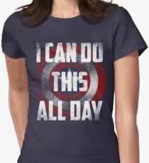 Camiseta entallada para mujer Puedo hacer esto todo el día. proteger