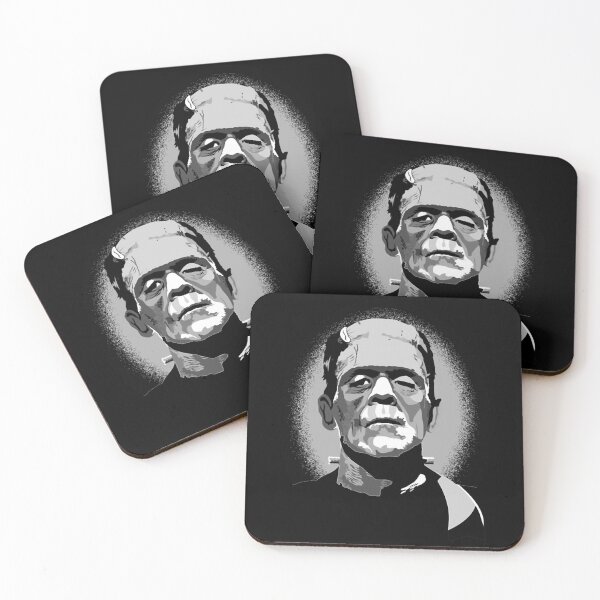 Item preview, The Waltons Frank Black and White Frankenstein Monster fictional character for men Horror Movie Halloween women designed and sold by MonsterFrankenz.