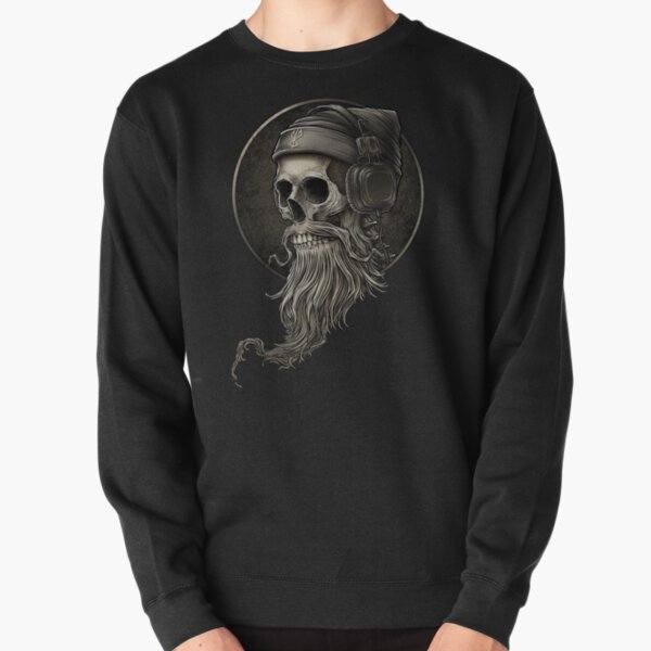 Item preview, Viking Vintage Skull Beard with Headphone  designed and sold by Winya.