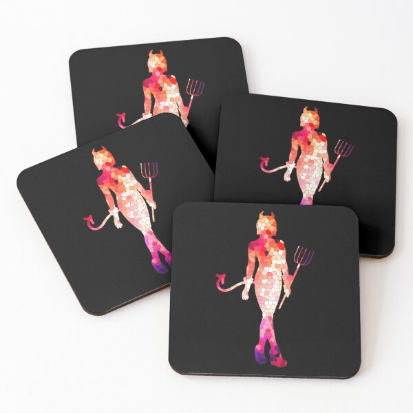 Item preview, Red angel tiles designed and sold by Nikmay Design.