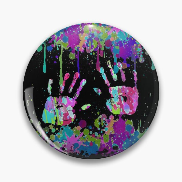 Item preview, Crazy Multicolored Running Splashes Hands 2 designed and sold by EDDArt.