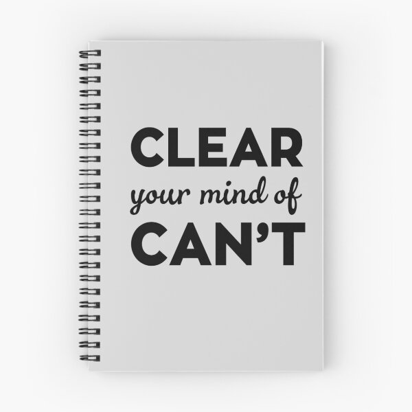 Item preview, Clear your mind of can't designed and sold by inspires.