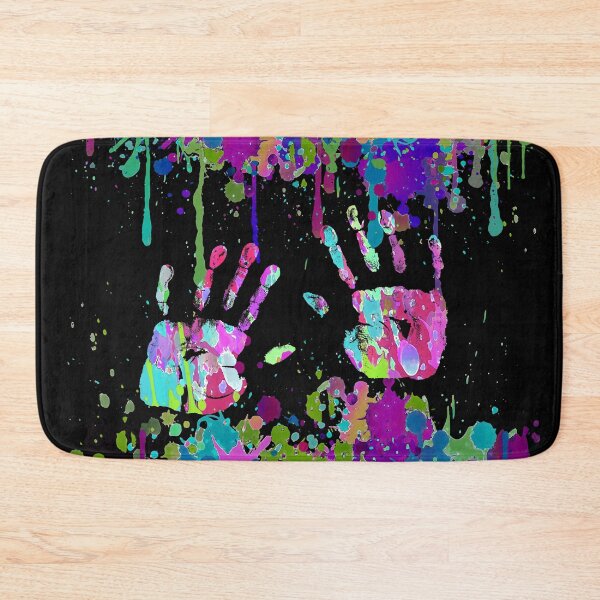 Item preview, Crazy Multicolored Running Splashes Hands 2 designed and sold by EDDArt.