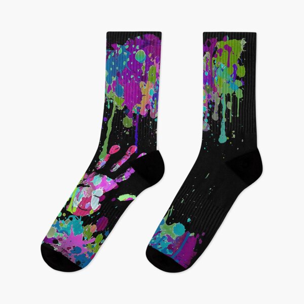 Item preview, Crazy Multicolored Running Splashes Hands 2 designed and sold by EDDArt.