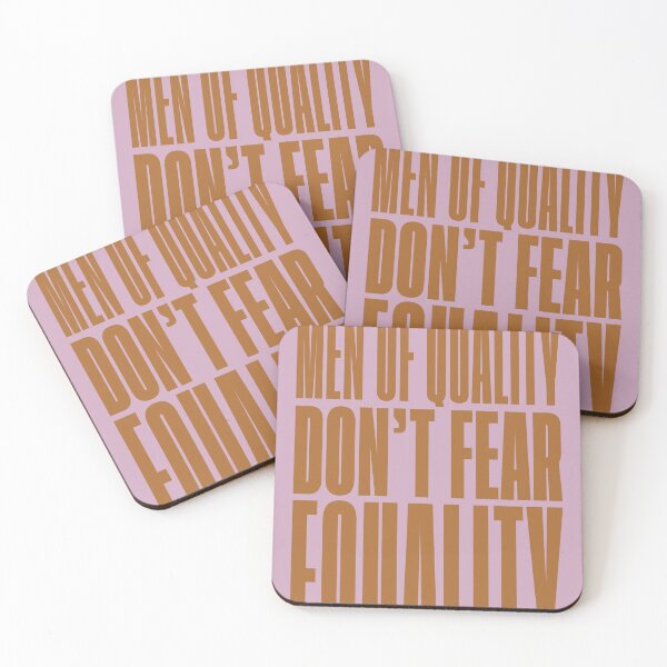 Item preview, Men Of Quality Don't Fear Equality - Joan Ruth Bader Ginsburg Feminist Quote  designed and sold by PosterpartyCo.