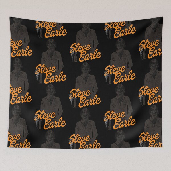 Item preview, Steve Earle  Retro Folk Singer Songwriter Fan Art  designed and sold by TaiSump.