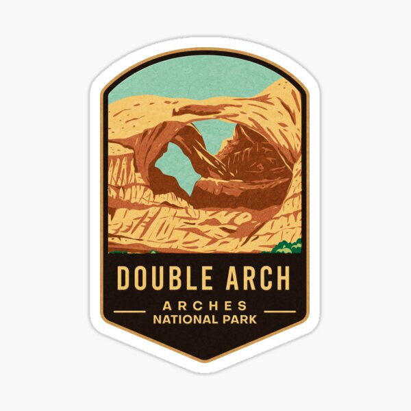 Item preview, Double Arch Arches National Park designed and sold by JordanHolmes.