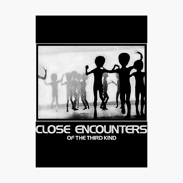 Close Encounters of the Third Kind - Aliens Photographic Print