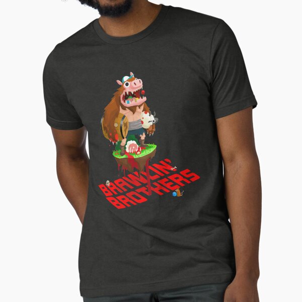 Brawling Brothers - ManBearPig Tri-blend T-Shirt