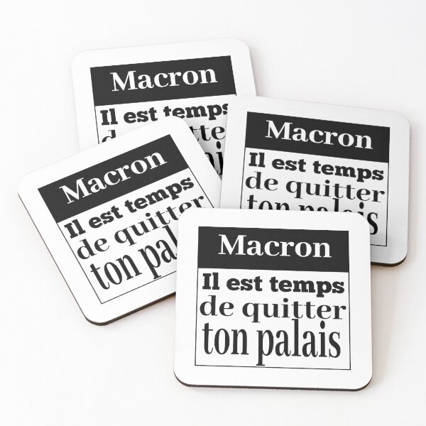 Item preview,  Macron it's time to leave your political palace message social movement demos demo defense sovereignty, rights democracy designed and sold by FranceLibre.