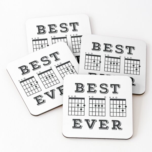 Item preview, Best Dad Ever Guitar DAD Chords Tab Light Theme designed and sold by nightsworthy.