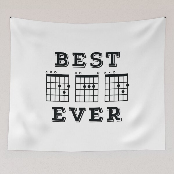 Item preview, Best Dad Ever Guitar DAD Chords Tab Light Theme designed and sold by nightsworthy.