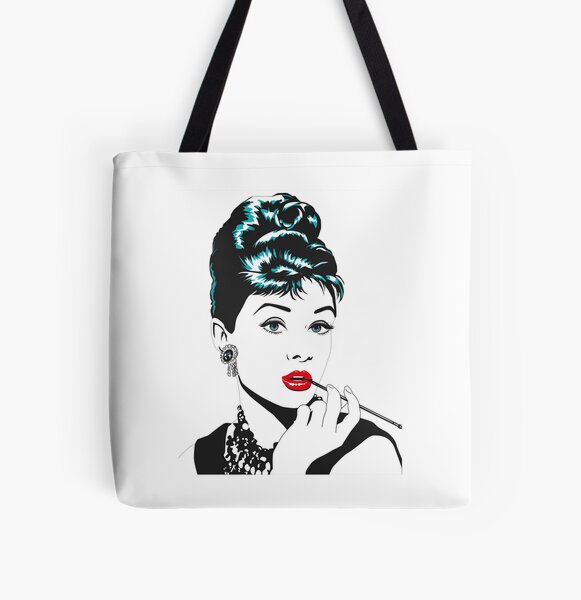 Audrey Hepburn, Actress Tote Bag by Esoterica Art Agency - Pixels Merch