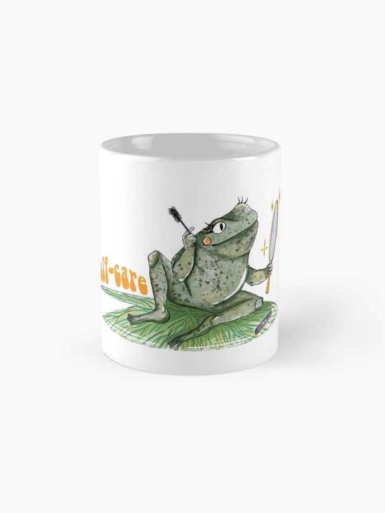 Be kind to yourself frog mug 