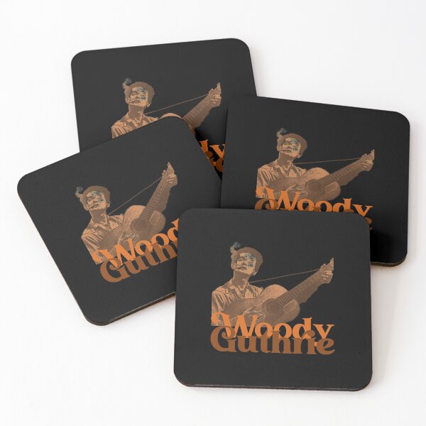 Item preview, Woody Guthrie  Sepia Folk Singer Songwriter Fan Art  designed and sold by TaiSump.