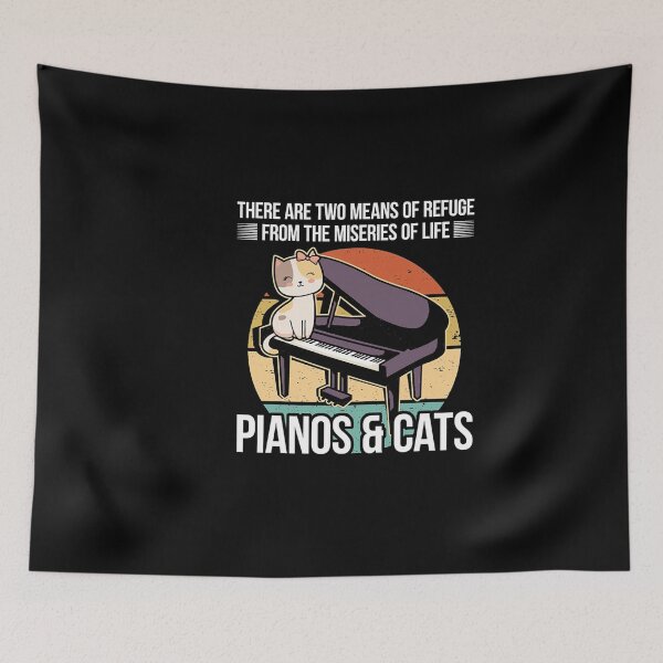 Item preview, Pianos And Cats designed and sold by ginaimorgan98.