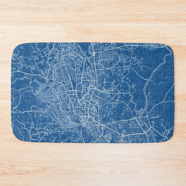 Item preview, Dhaka City Map of Bangladesh - Blueprint designed and sold by deMAP.