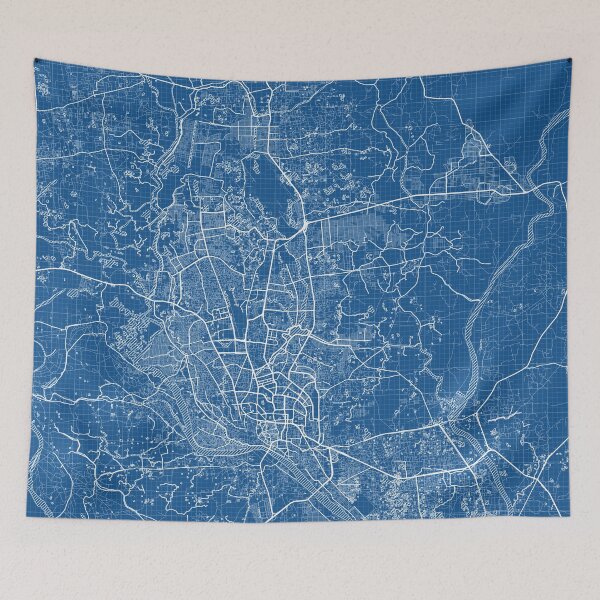 Item preview, Dhaka City Map of Bangladesh - Blueprint designed and sold by deMAP.