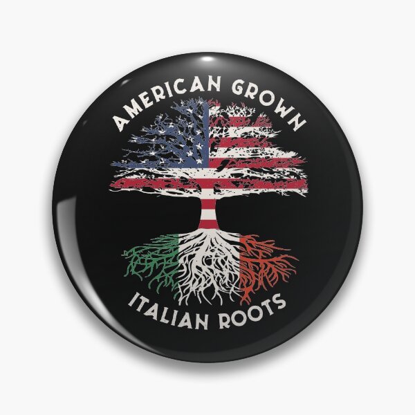 Item preview, American Grown Italian Roots USA Italy Flag Tree  designed and sold by alenaz.