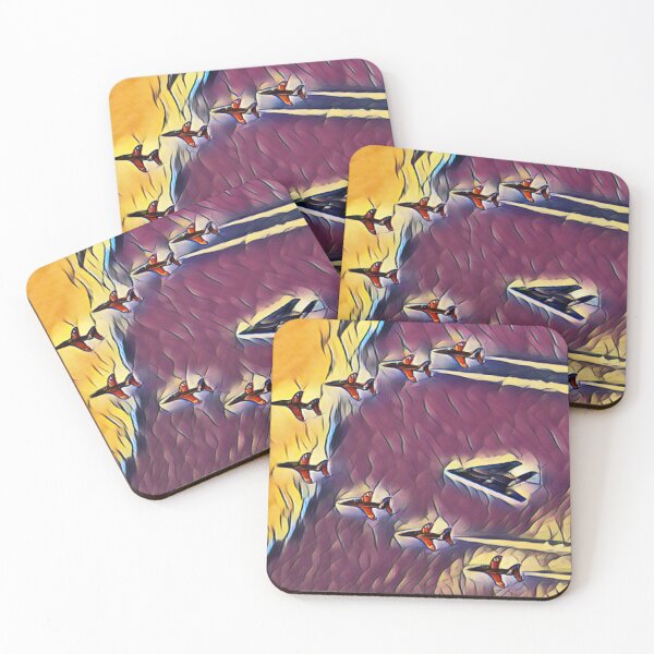 Item preview, Reds And Stealth Fighter In Retro Pop designed and sold by Fearless-Fox.