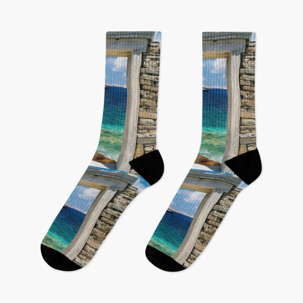 Item preview, Beautiful view of Sea through the Gate....! designed and sold by VIVEK KUMAR RAI.