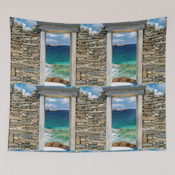 Item preview, Beautiful view of Sea through the Gate....! designed and sold by VIVEK KUMAR RAI.