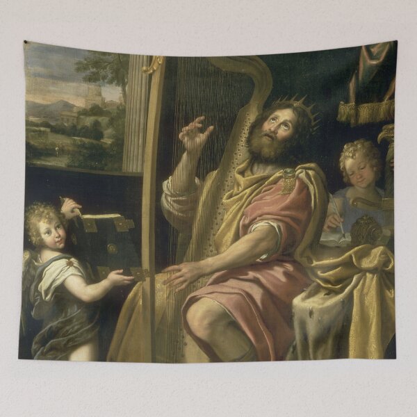 Item preview, King David Playing the Harp (1619) by Domenichino  designed and sold by sunny-007.