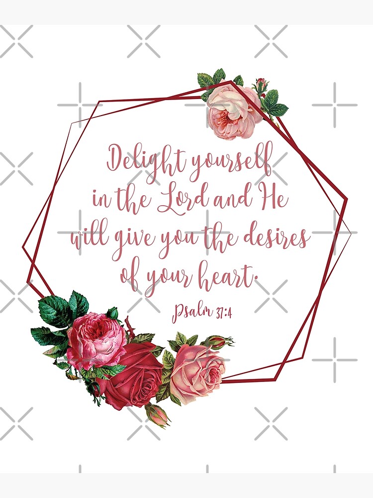 He Will Give You The Desires Of Your Heart {Postcard}