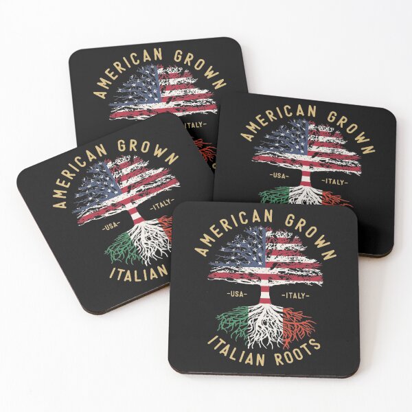 Item preview, American Grown Italian Roots Italy Flag Vintage Tree  designed and sold by alenaz.