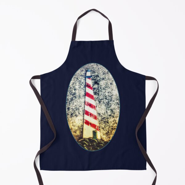 Item preview, Lighthouse with Green Door in Tall Oval Shape designed and sold by Beachy.