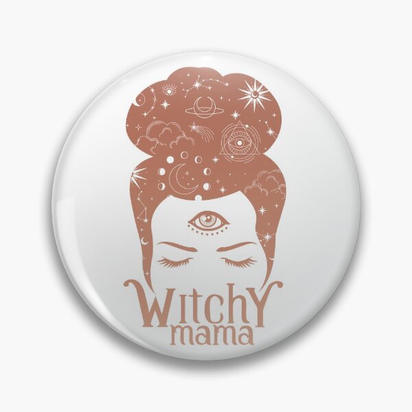 Item preview, Witchy mama she knows everything gold designed and sold by 397HOUSE Your happy time.