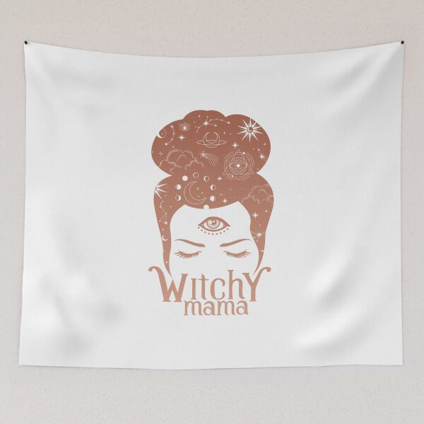 Item preview, Witchy mama she knows everything gold designed and sold by 397HOUSE Your happy time.
