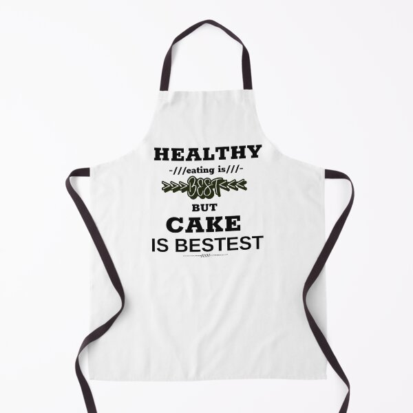 Item preview, Healthy eating is best but cake is bestest designed and sold by DesignedBySnip.
