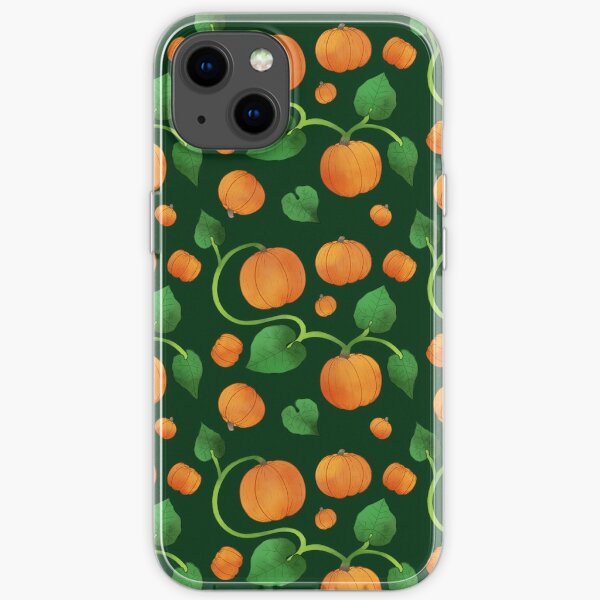 Autumnal Pumpkin Vegetable Pattern iPhone Soft Case