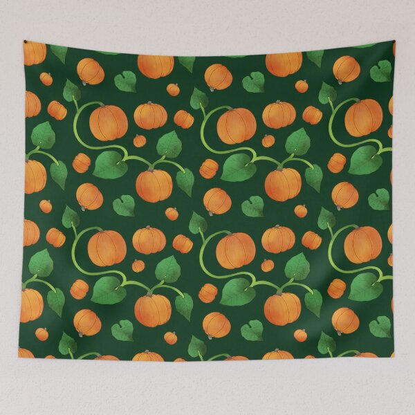 Item preview, Autumnal Pumpkin Vegetable Pattern designed and sold by Sasha Stowe.