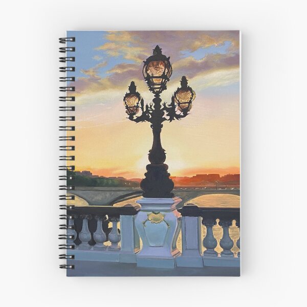 Item preview, Sunset Paris cityscape designed and sold by SyncopeMars.