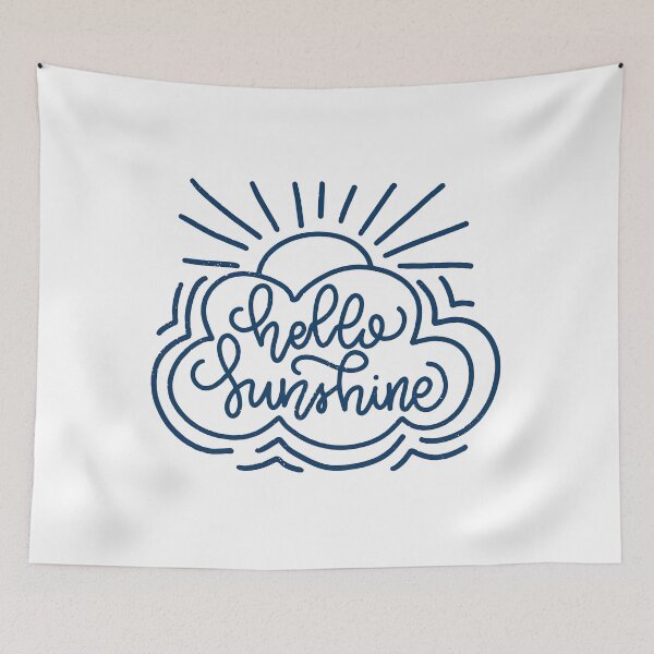 Item preview, Hello Sunshine, Hello Sunshine Design. Hello Sunshine Kids Hand Drawn designed and sold by graphic-genie.