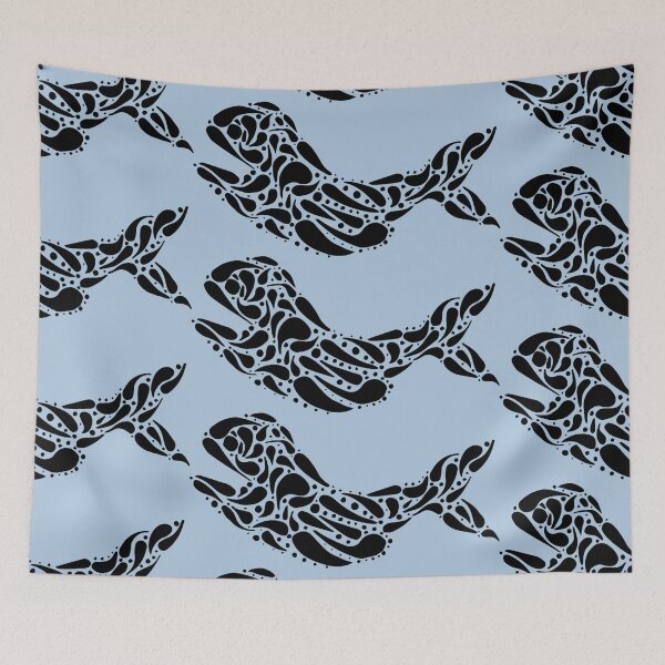 Item preview, 'Whale' - Hand Drawn Animal Design designed and sold by TaltalimDesign.