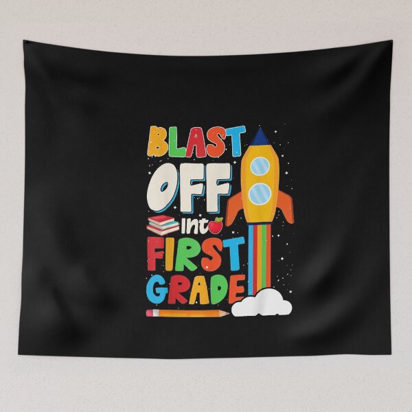 Item preview, Blast Off Into 1st Grade School Kids designed and sold by ginaimorgan98.