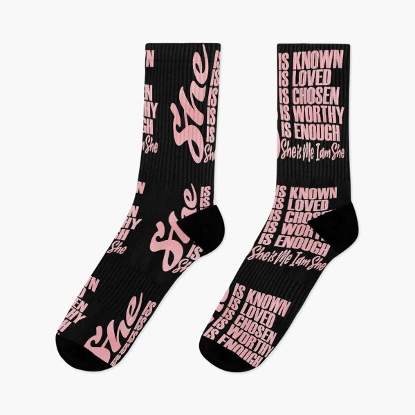 Item preview, She is Known Loved, Chosen, Worthy, Enough, She is me and I and I am She designed and sold by boopsblunt.