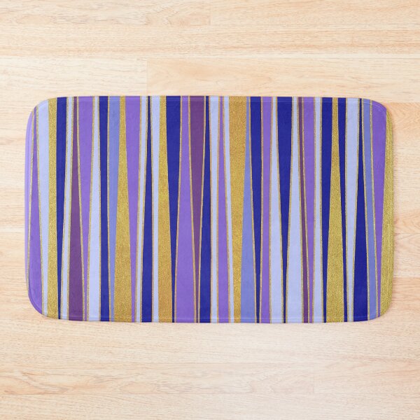 Item preview, Stripes of purple shade and golden spray designed and sold by Trianglegreen.
