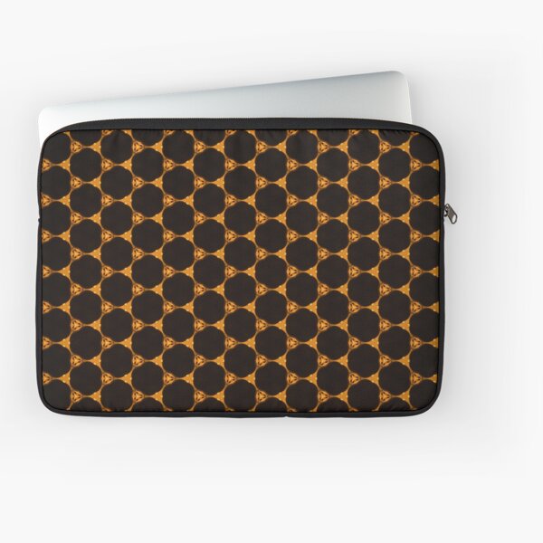 Punkt in schwarz Gold Laptoptasche