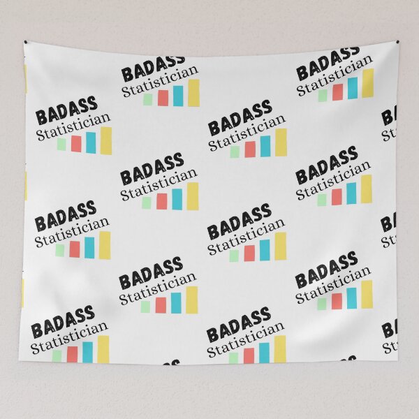 Item preview, Badass Statistician. statistician gift designed and sold by ronaldsonou.