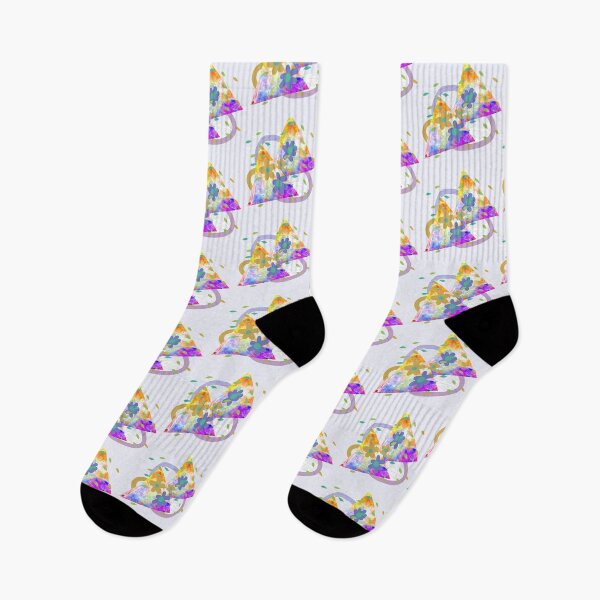 Item preview, Triangles and Flowers Abstract Design, nr 2,Bold Vibrant Abstraction, graphic psychedelic abstract art, trippy graphic psychedelic arte abstracto designed and sold by Adri Barnard.