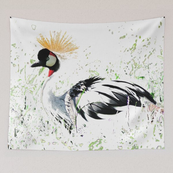 Item preview, Black Crowned Crane designed and sold by DesignMore21.