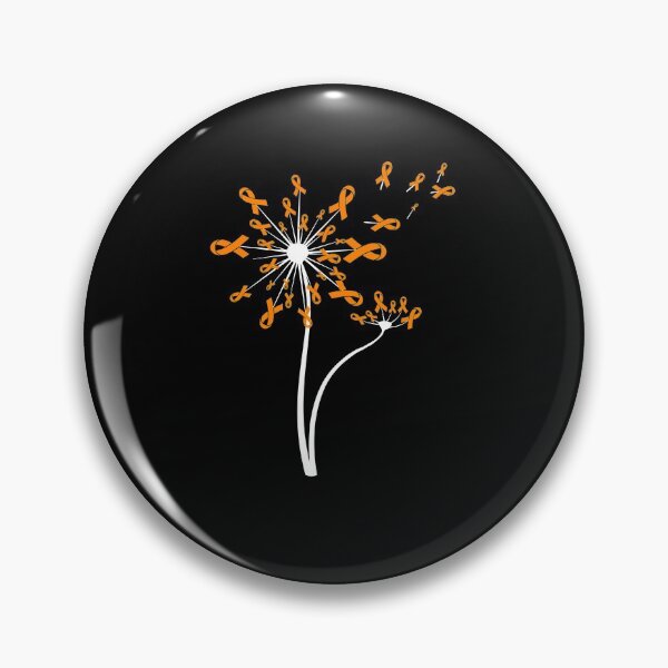 Item preview, MS Leukemia Kidney Awareness Dandelion Orange Ribbon designed and sold by KAYLAELSIE.