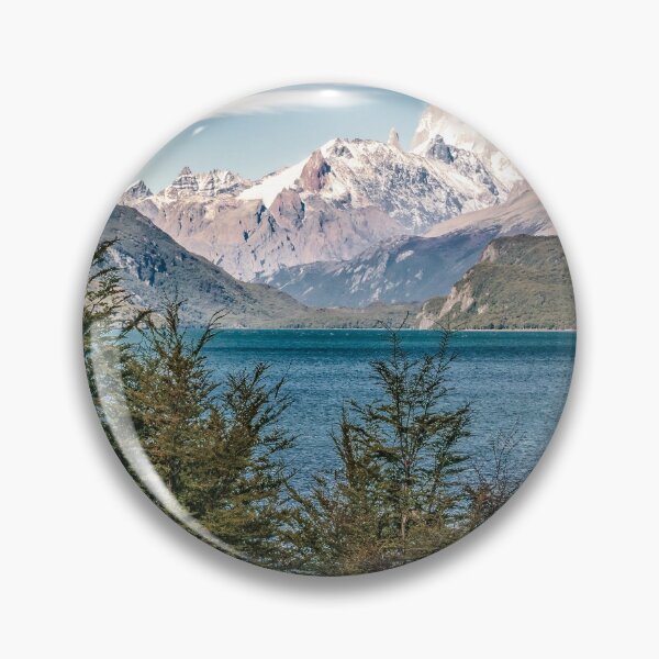 Item preview, Lake and Andes Mountains, Patagonia - Argentina designed and sold by DFLC Prints.