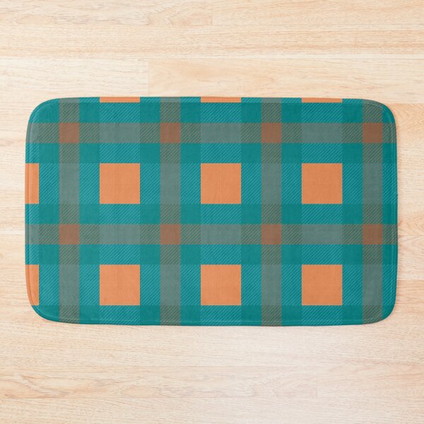 Item preview, Dark Teal Peach - Fall Plaid Graphic designed and sold by StrawberryLaura.