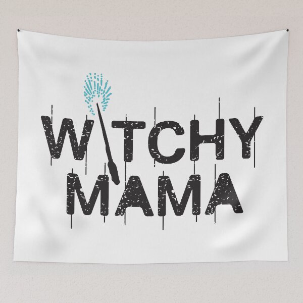 Item preview, Witchy mama with magic wand, Funny gift for mom Halloween season designed and sold by 397HOUSE Your happy time.